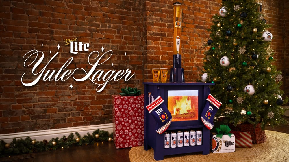 Miller Lite's Holiday Plans: A Classic Ad, Digital Fireplace, Sweepstakes post image