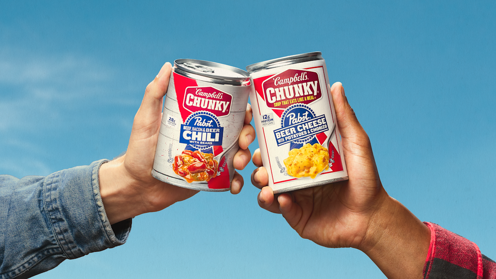 Campbell's Chunky and Pabst Blue Ribbon Collab post image