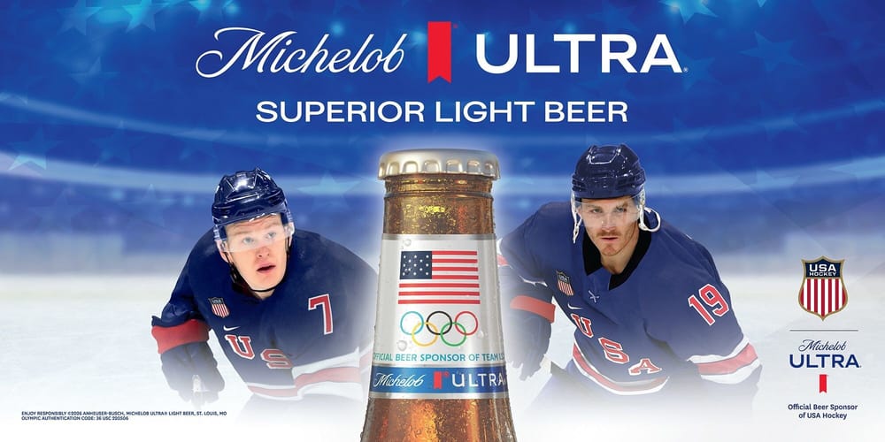 Michelob Ultra Relives 'Miracle on Ice,Rolls Out Team USA Winter Olympics Packaging, Spots post image