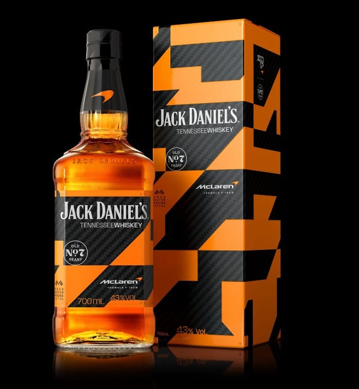New Jack Daniel's Bottle Honors McLaren Formula 1 Team post image