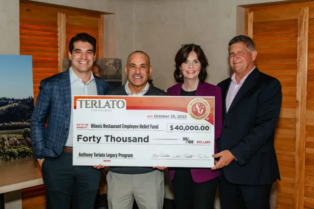 Terlato, SGWS Donate $40,000 to Illinois Restaurant Workers