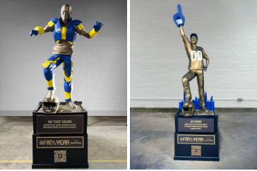 Captain Morgan Erects Statues Honoring NFL Fans of the Year