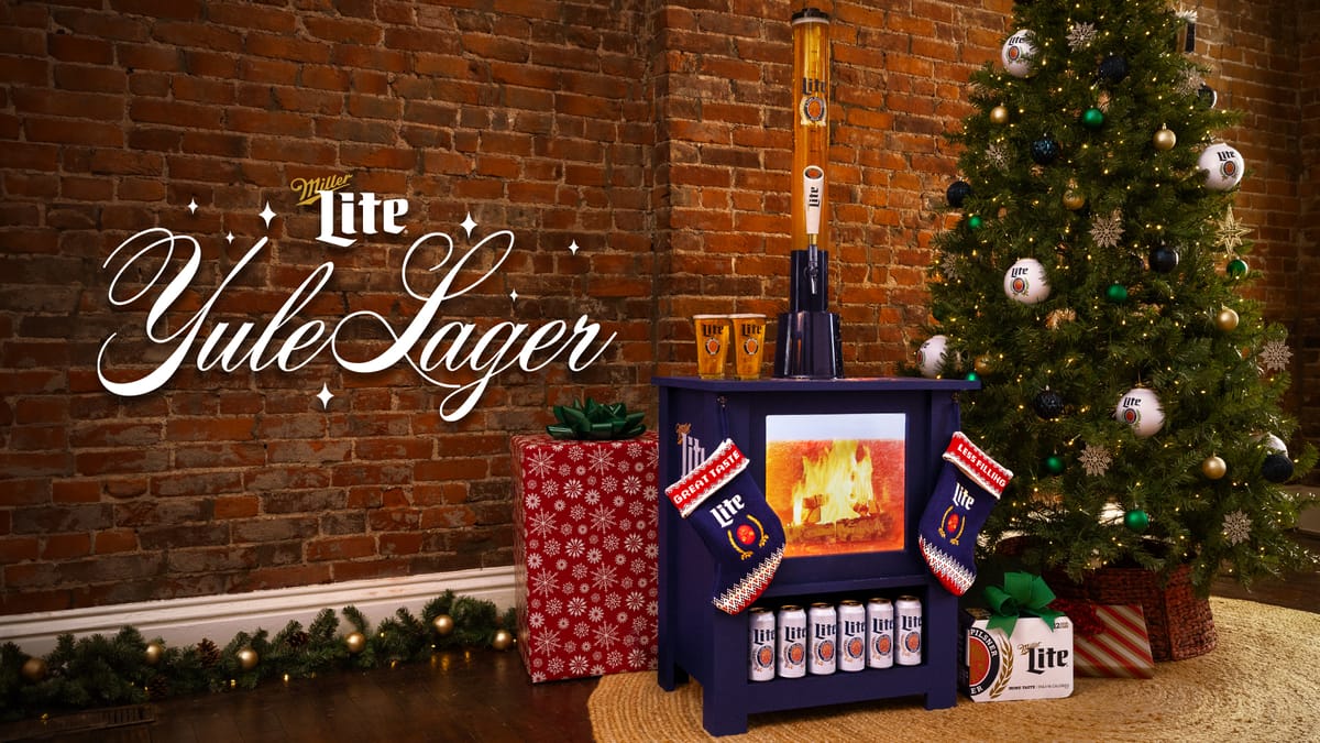 Miller Lite's Holiday Plans: A Classic Ad, Digital Fireplace, Sweepstakes