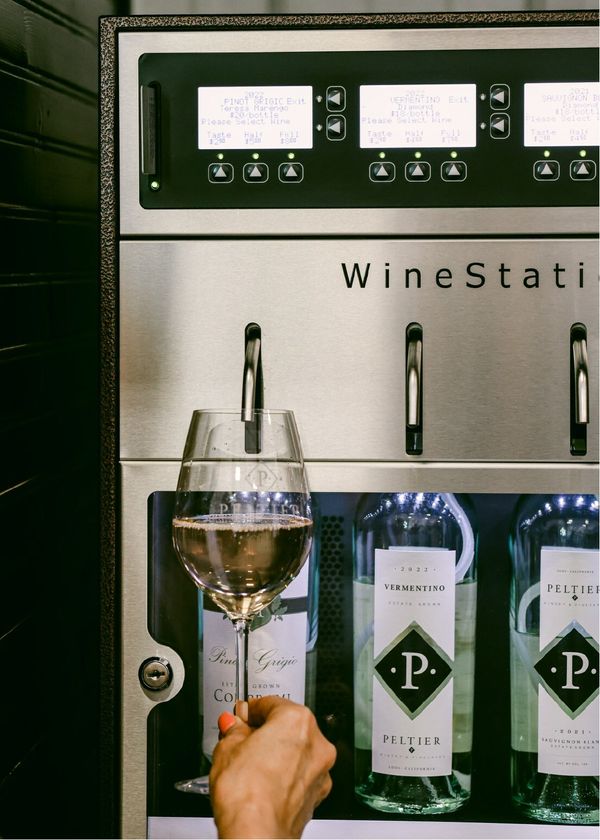 Peltier Winery Debuts Wine Dispensing System