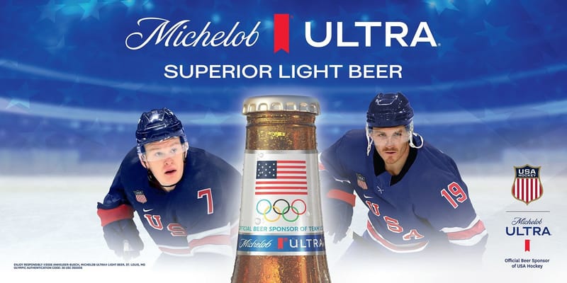 Michelob Ultra Relives 'Miracle on Ice,Rolls Out Team USA Winter Olympics Packaging, Spots post image